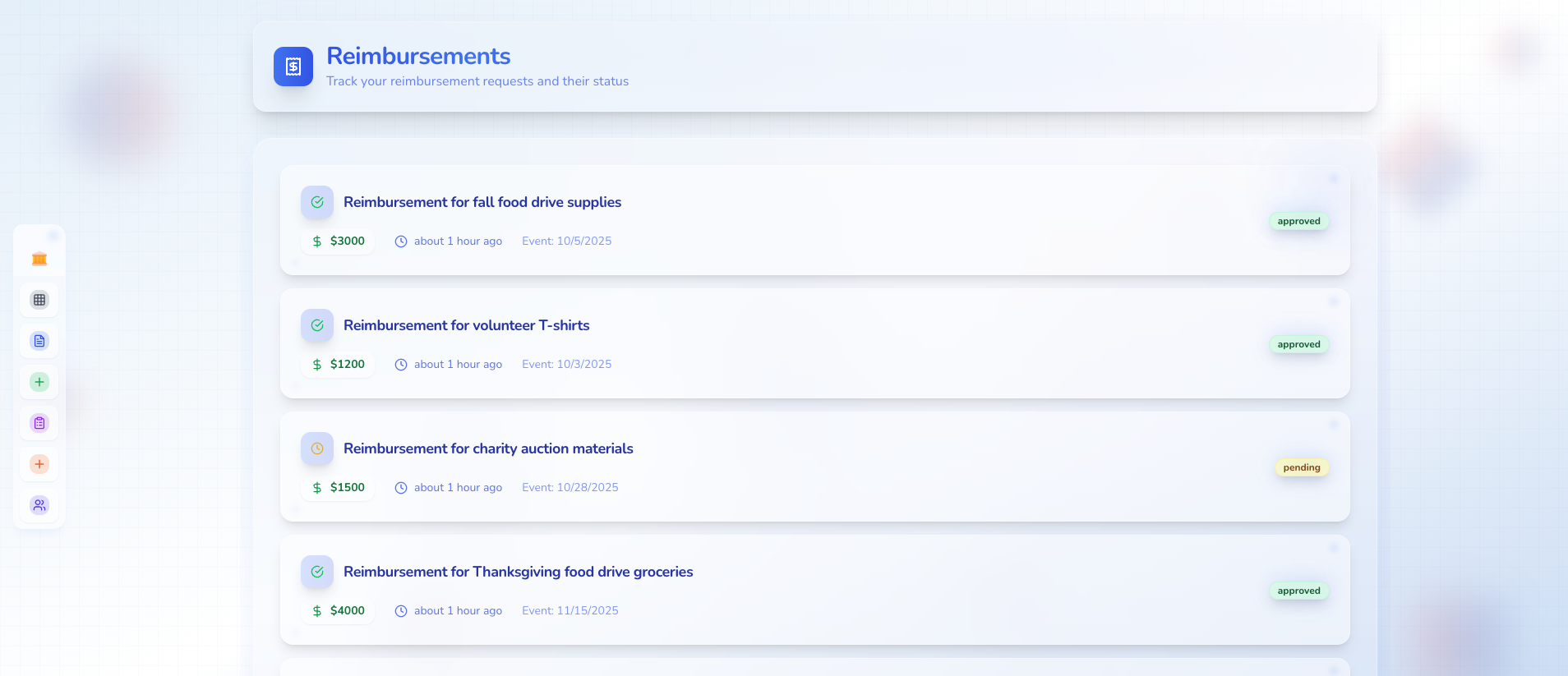 Reimbursement Requests